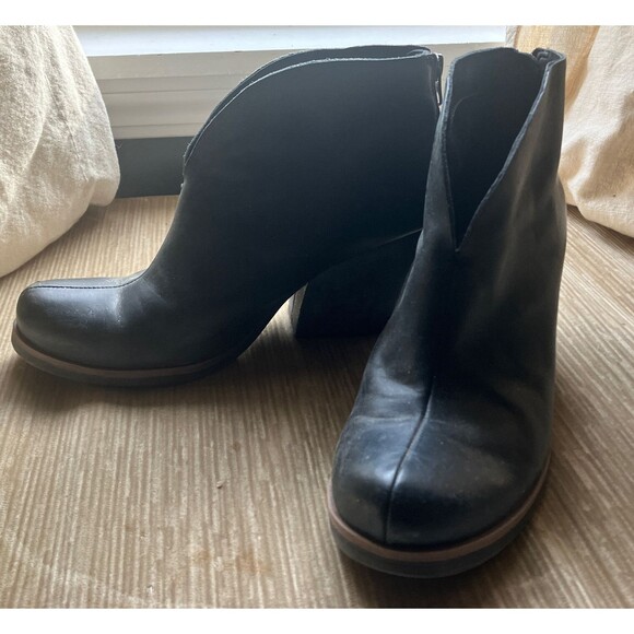 Kork-Ease Black Ankle Boots - Picture 2 of 10